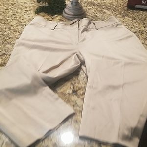 Tan petite pants.  SIZE 12p